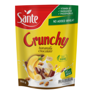 Banana_and_Chocolate_Crunchy_350g_sante - Sante Export